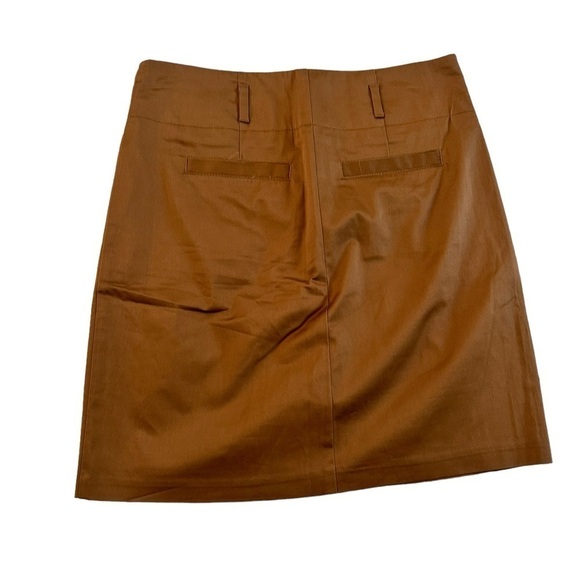 Stile Benetton Women’s Brown Button Down Mini Skirt Size 40 NWT - Picture 3 of 17